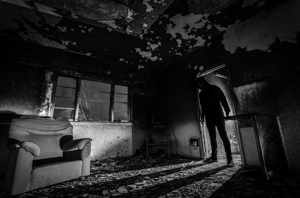 A Horror movie scene