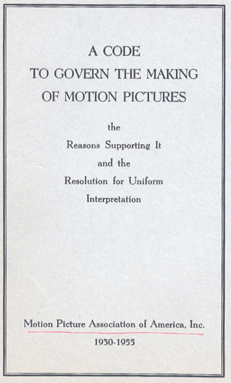 Motion Picture Production Code