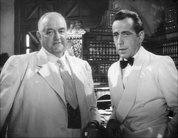Humphrey Bogart and Sydney Greenstreet