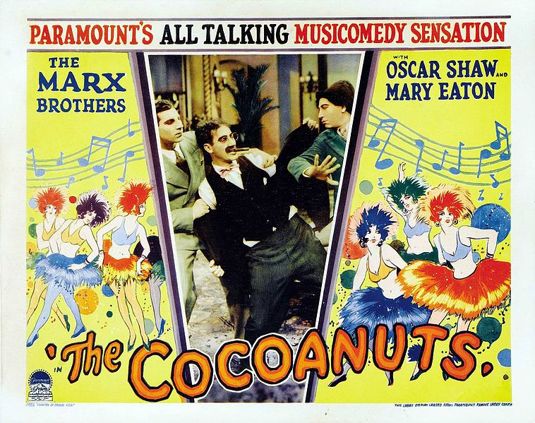 Cocoanuts lobby card