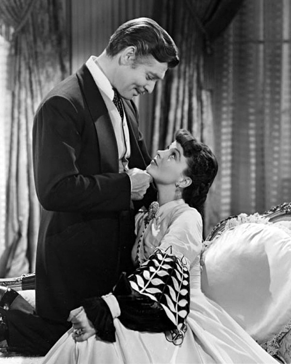 Clark Gable and Vivien Leigh in Gone With the Wind
