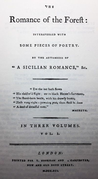 The Romance of the Forest