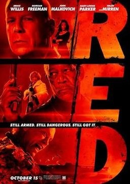 a poster for Red 