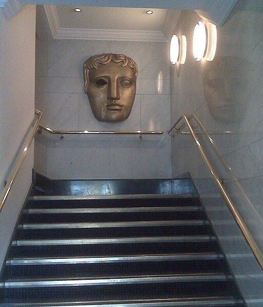 BAFTA Mask at BAFTA HQ in London
