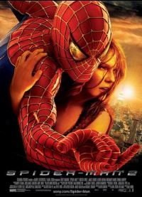 Poster of the film, Spider Man 2.