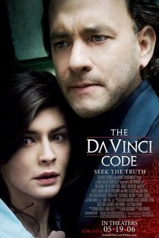 Poster of the film, The Da Vinci Code