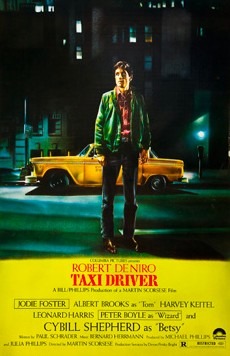 Poster of the film, The Taxi Driver