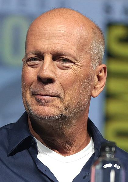 Bruce Willis at Comic Con in 2018