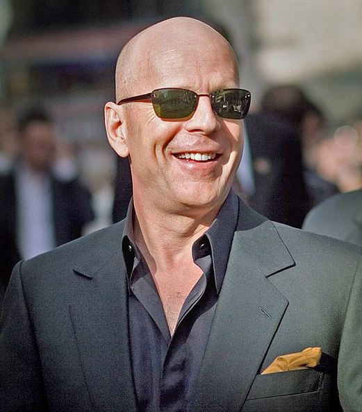 Bruce Willis at the premier of Live Free or Die Hard