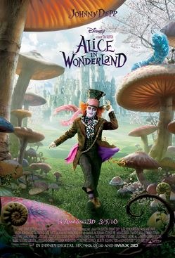 Movie poster of Alice in Wonderland 