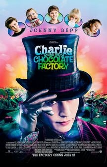 Movie poster of Charlie and the Chocolate Factory