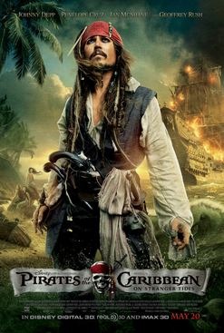 Movie poster of Pirates of the Caribbean- On Stranger Tides