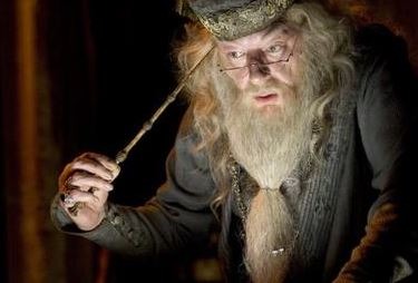 Albus Dumbledore with Elder Wand