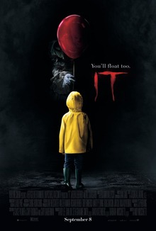 Movie poster of “IT.”