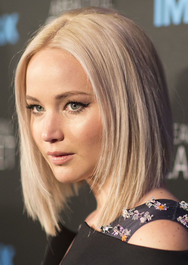 Jennifer Lawrence attends the world premiere of the IMAX film