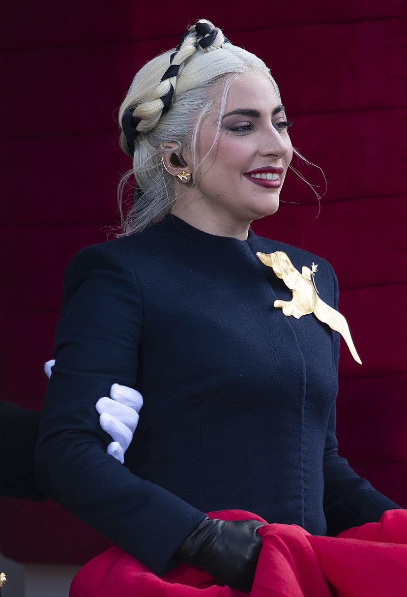 Lady Gaga’s picture at the inaugural