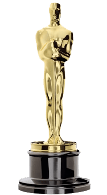 Oscar golden trophy